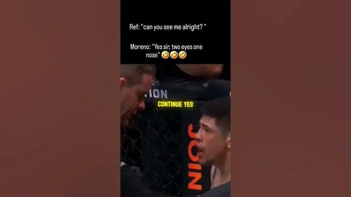 This is why everyone loves brandon moreno #ufc #mma