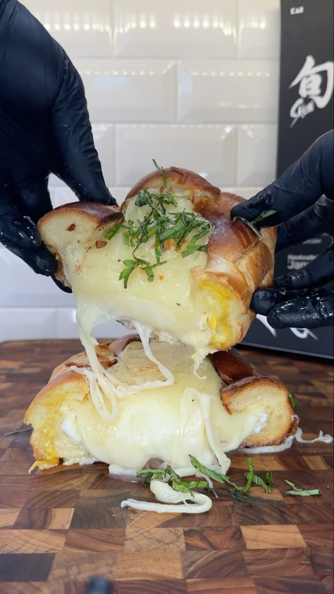 Breakfast Bread Boat w/ @ShunCutlery #shorts