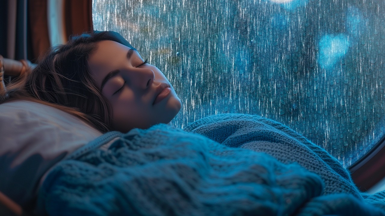 Fall Asleep in Minutes with Gentle Rain and a Peaceful Cabin View - 10 hr Rain