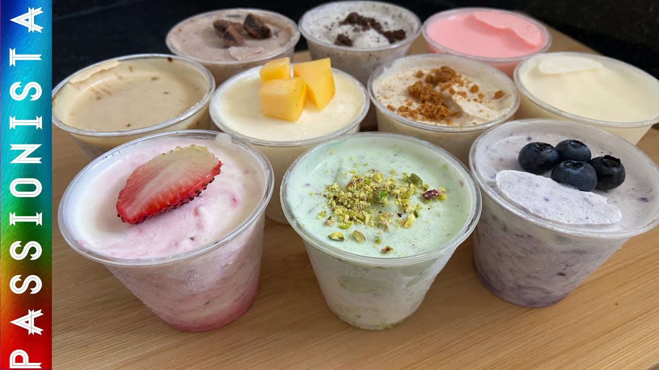 Only 2 ingredients icecream recipe se banayein 10 flavor ki ice cream