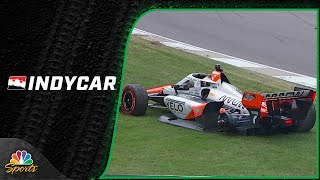 Alexander Rossi loses a wheel at Indy Grand Prix at Barber | Motorsports on NBC