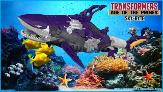 Stop Motion - Transformers Age of the Primes Voyager Robots In Disguise 2001 Sky-Byte