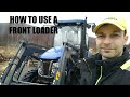 How to use a front loader on a tractor, Lovol 504 #Northernlight