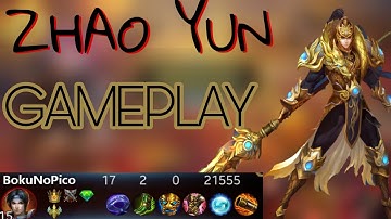 17 KILLS IN 2 MINUTES WITH ZHAO YUN  |  Heroes Evolved