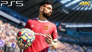 FIFA 22 - Manchester City vs Manchester United | PS5™ Gameplay [4K 60FPS]
