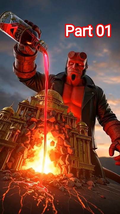 😱 Hellboy's Secret Potion That Destroyed Hulk’s Golden Palace” part 01 #marmaid #hulk #hellboy