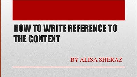 How to solve the question of RTC (reference to the context) in urdu,hindi