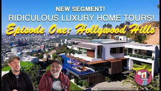 RIDICULOUS LUXURY HOME TOUR REACTION | Hollywood Hills