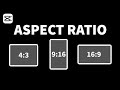 How to Change Aspect Ratio in CapCut PC