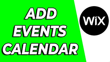 How to Add Events Calendar to Wix Website (2025)
