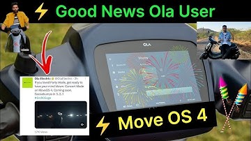 Move OS 4 Features List🚀15 से ज़्यादा फ़ीचर मिलेंगे🔥Anti Theft, Geo Fencing| ola move os 4 |move os4