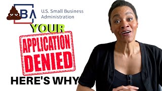 SBA Disaster Loan Update: Why Your Denial | Review of Risk Assesment and Lessons Learned Document