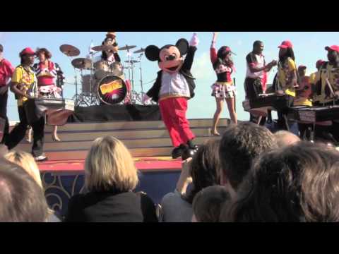 Disney Dream Christening Cruise Mickey Mouse Breakdances Blinks Talks