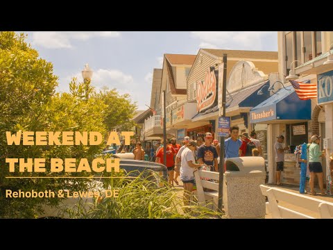 Weekend at the Beach! - Rehoboth Beach & Lewes, Delaware - Travel Vlog!