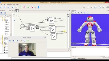 Facial expressions recognition with NAO robot and Choregraphe