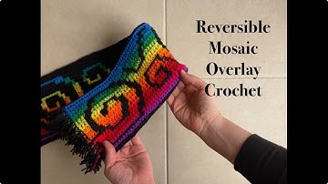 Reversible Mosaic Overlay Crochet