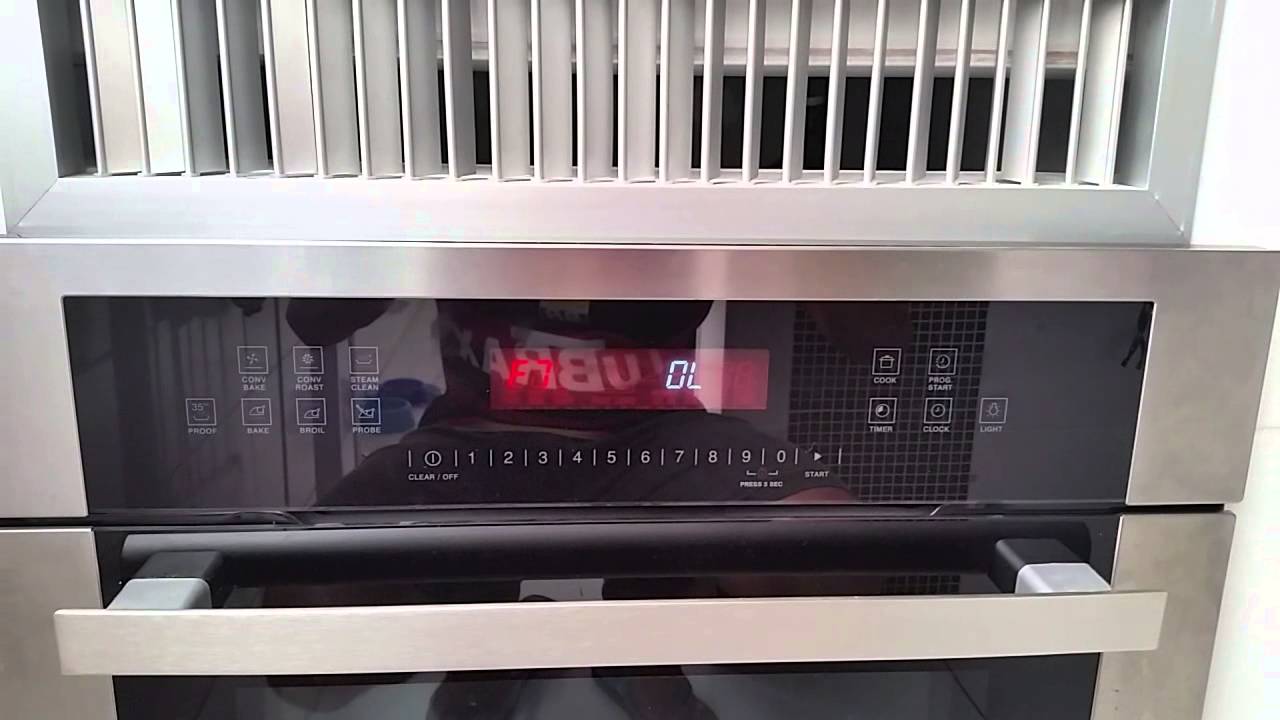 Erro F7 - Forno GE Glass Touch - YouTube