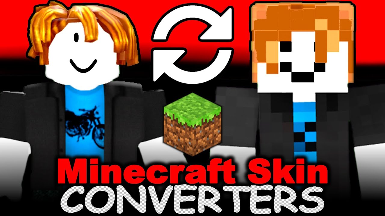 NEW! ROBLOX TO MINECRAFT SKIN CONVERTER AVATAR BUNDLE! (Works With All 2D  Clothing) 