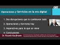 Operaciones y servicios en la era digital