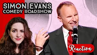 SIMON EVANS - Comedy Roadshow - Where Are His Eyes? - REACTION!