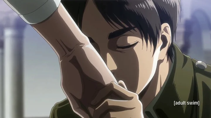 Eren Kisses Historia's Hand English Dub