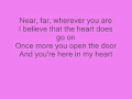 Celine Dion - My Heart Will Go On - with lyrics ;)