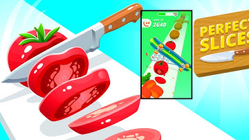 perfect slices fruit cutting 3d game 😋🎯😋?#Perfectslices​