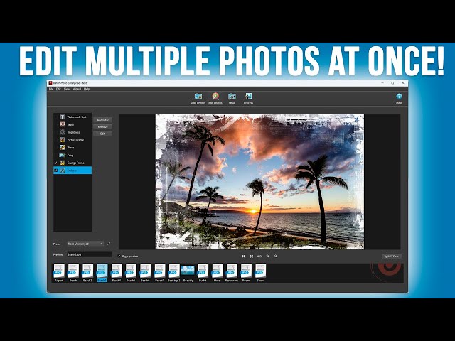 How to Edit Multiple Photos at Once