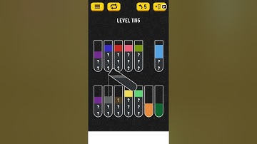 【Water Sort Puzzle】 Level 1195
