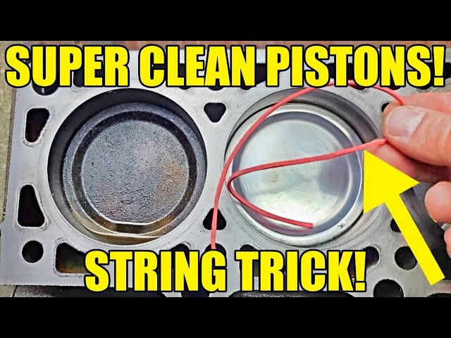 How I Cleaned My SVT Lightning Pistons & Engine Block Using WAX STRING!  BONUS: Head Cleaning! - YouTube