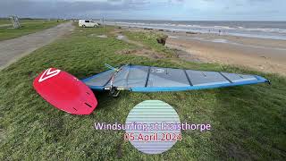 Windsurfing at Fraisthorpe - 5th April 2024
