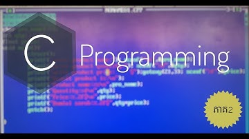 ភាគ២រៀនសរសេរកូដដំបូងlanguage c in/outputតាមទូរស័ព្ទ។​learning language c code by phone .[MeanMoonIT]
