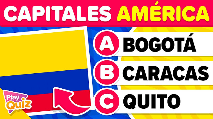 Adivina las Capitales de América 🌎🧠🤔 | Test Geografía | PlayQuiz Trivia