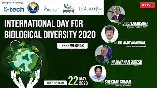 Free Webinar On International Day Of Biodiversity By KITS, ABLE, NRPL, FLEDGE & Biotecnika