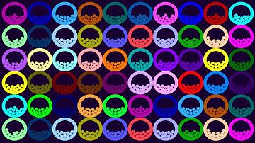 The Team 45 Colors Marble Race in Algodoo