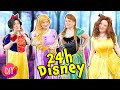 4 DISNEY PRINZESSIN KOSTÜME in 24 STUNDEN | KARNEVALS IDEEN