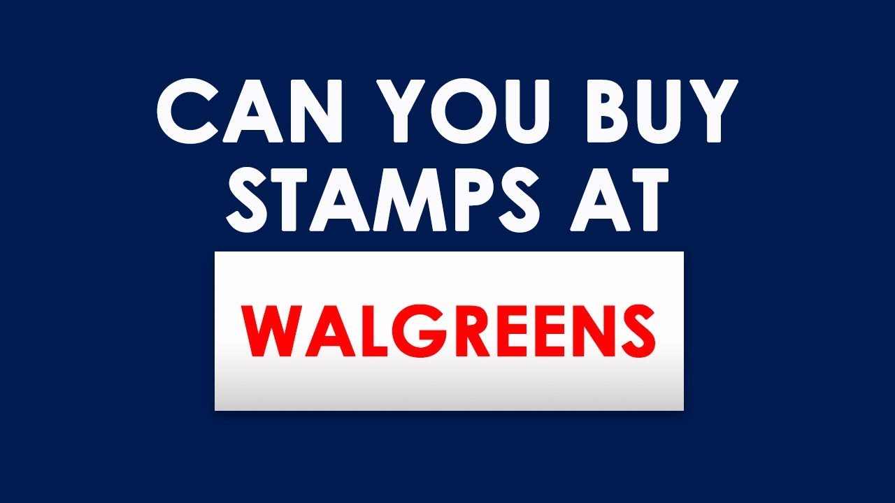 can i buy stamps at walgreens
