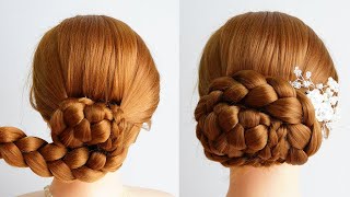 3 – Minute Elegant Bun Hairstyle For Wedding | Easy Bridal Hairstyle