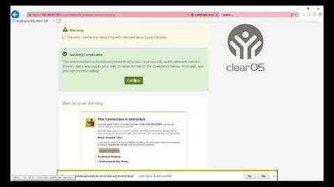 Web server, database server & FTP server ClearOS