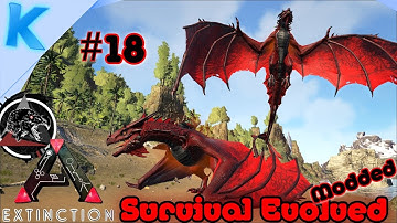 Ark - Mods - Extinction Core - Ep 18 Dikke Alpha Wyverns Temmen! Nieuwe Base