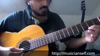 How to Paadu Nilaave (Tamil) on Lead guitar - Basic slurs / Intermediate How to