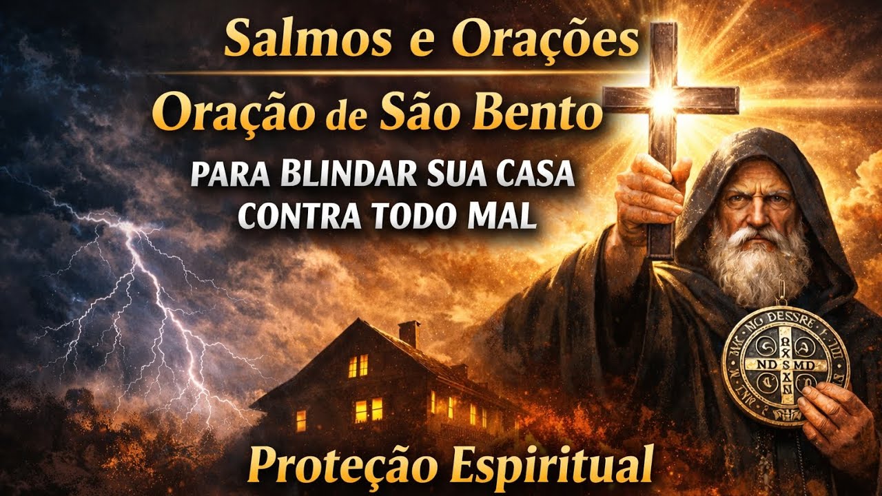 Oração forte de São Bento para Blindar sua casa contra todo mal espiritual. 