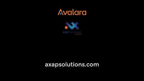 SAP Cloud Solution for Avalara e-Invoicing & Live Reporting