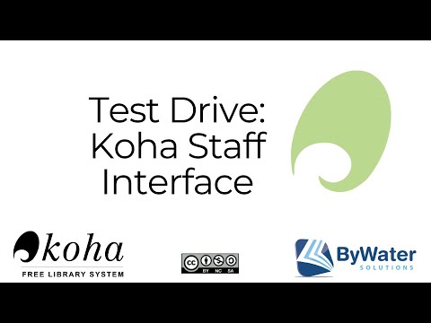 Koha Staff Interface