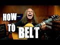 How To Belt - Belting Techniques - Voice Tutorial - Ken Tamplin Vocal Academy