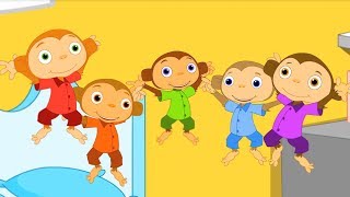 Five little monkeys | Nursery Rhymes | Kids songs | children’s songs