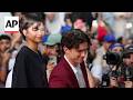 Tom Holland and Zendaya meet fans in Paris during 'Spider-Man: Brand New Day' tour