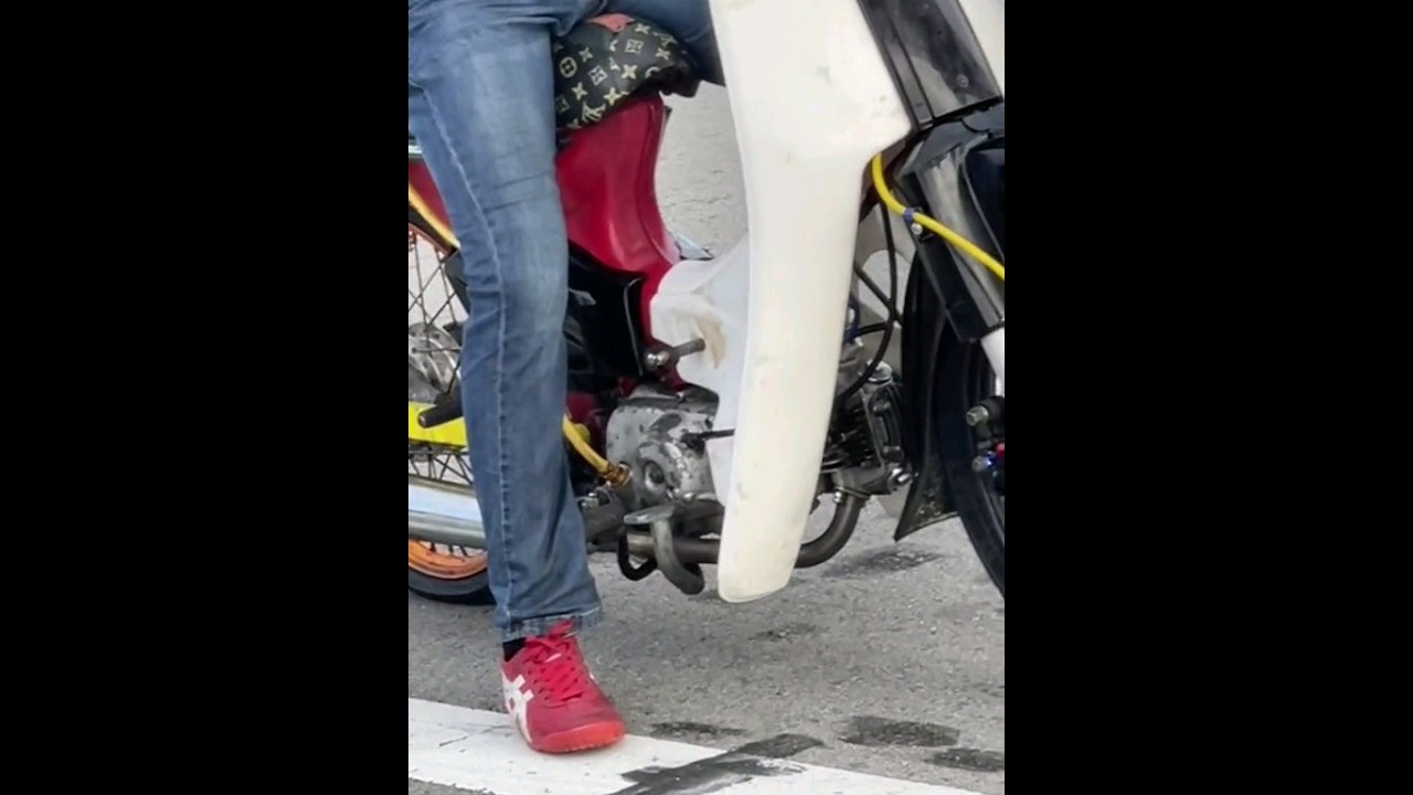 Honda dream 50cc drag 200m