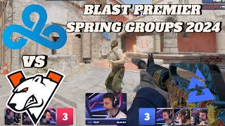 Virtus Pro vs Cloud 9 | HIGHLIGHTS | BLAST PREMIIER SPRING GROUPS 2024 | CS2
