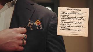 Ask Harry: How to Fold a Pocket Square